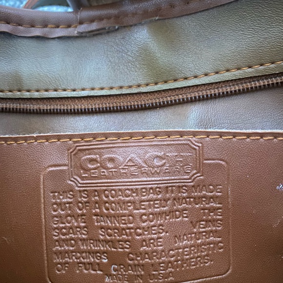 Coach Olive and Brown Crossbody Bag - Picture 4 of 5